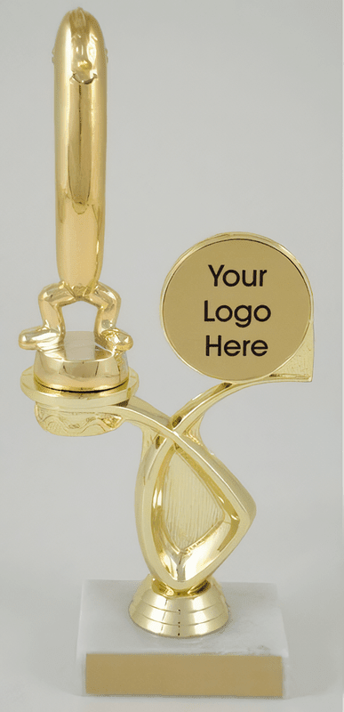 Hot Dog Offset Riser Logo Trophy - Schoppy&