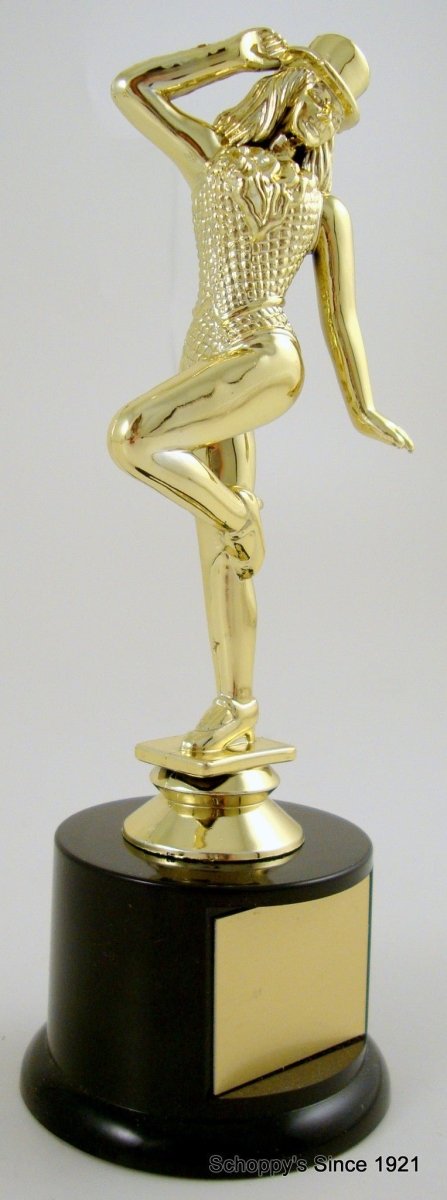 Jazz Dancer Trophy on Black Round Base - Schoppy's Since 1921