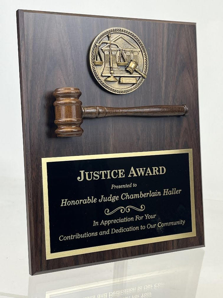 Justice Plaque - Schoppy's Since 1921