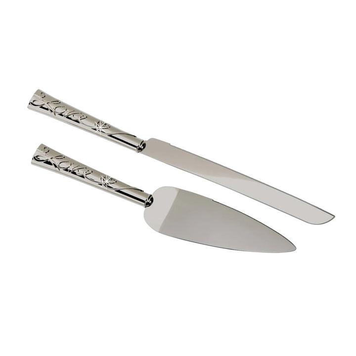 Knife & Server Set with Love Handles - Schoppy's Since 1921