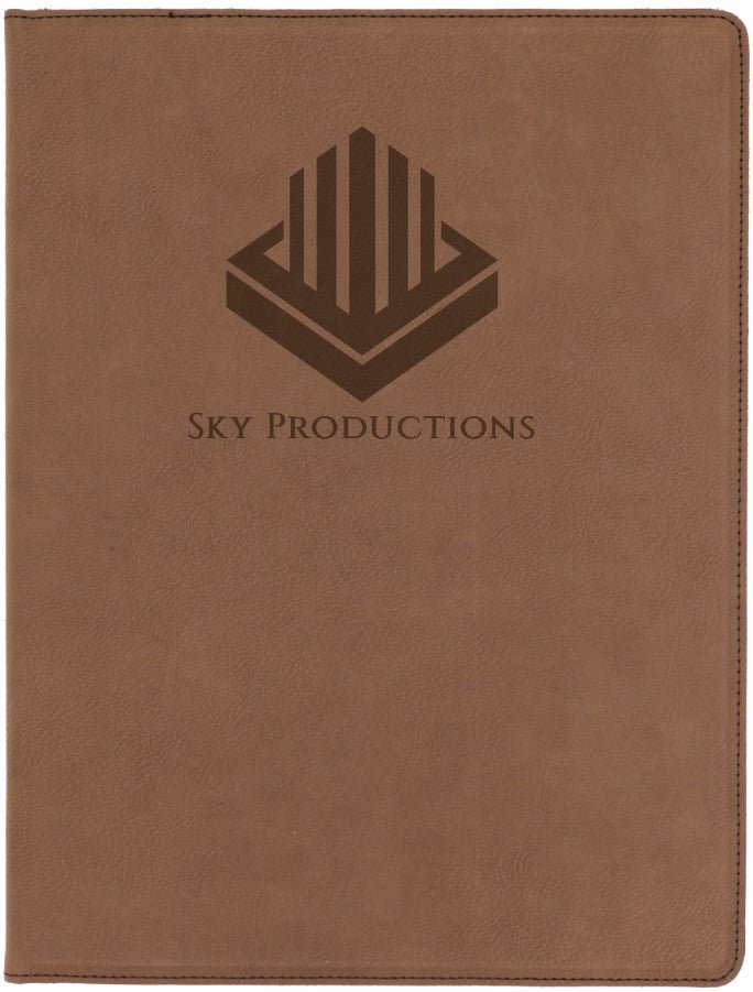 Laserable Leatherette Portfolio with Notepad - Schoppy's Since 1921