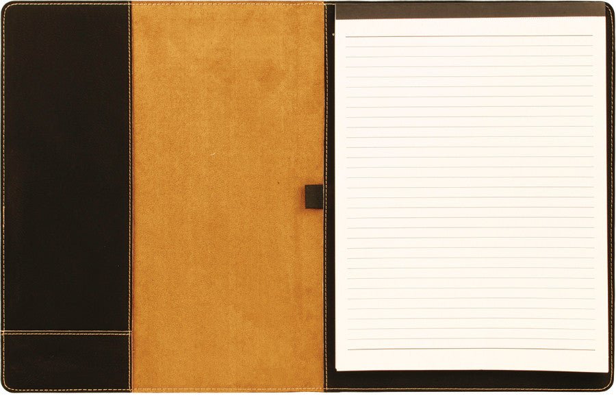 Laserable Leatherette Portfolio with Notepad - Schoppy's Since 1921