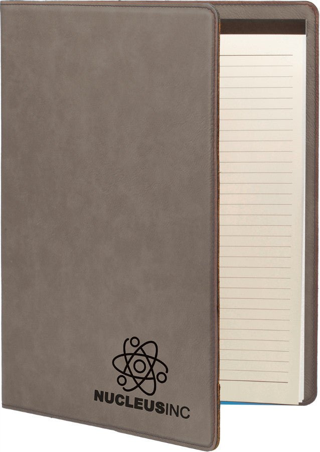 Laserable Leatherette Portfolio with Notepad - Schoppy's Since 1921