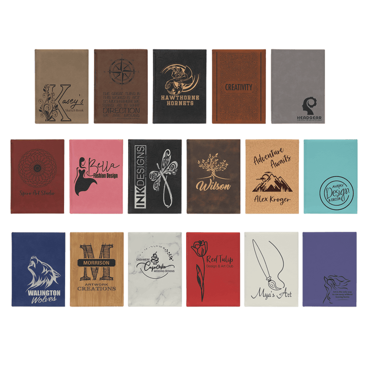 Laserable Leatherette Sketch Book - Schoppy&