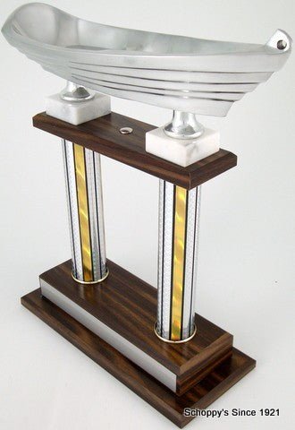 Lifeguard Boat on 2 Column Trophy - Schoppy's Since 1921