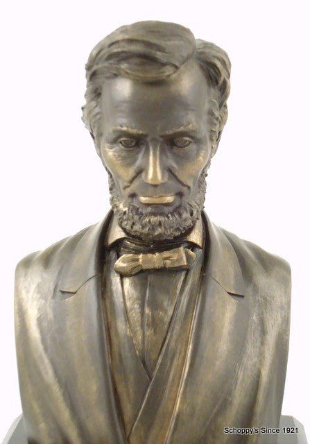 Lincoln Bust on Wood Base - Schoppy's Since 1921