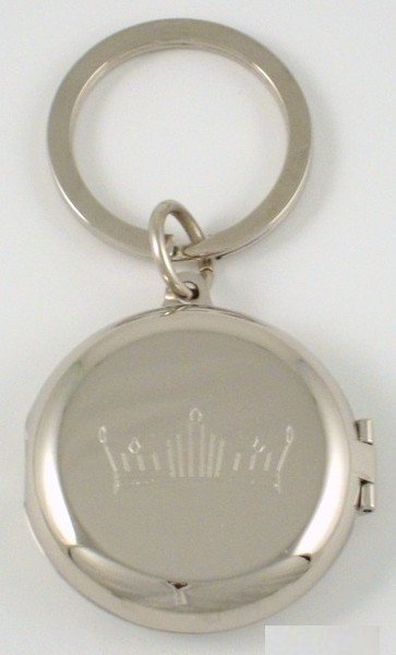 Locket Style Key Chain with Pageant Crown Logo - Schoppy's Since 1921