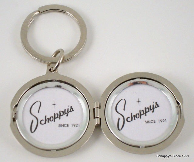 Locket Style Key Chain with Pageant Crown Logo - Schoppy's Since 1921