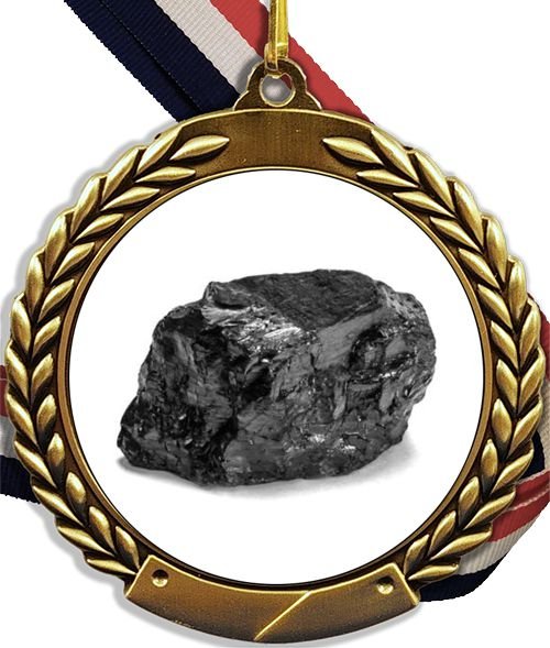 Lump of Coal Logo Medal - Schoppy's Since 1921