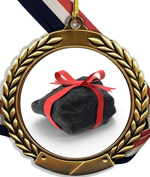 Lump of Coal Logo Medal - Schoppy's Since 1921