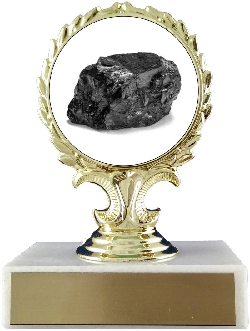 Lump of Coal Logo Trophy - Schoppy's Since 1921