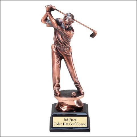 Male Gold Driver Resin-Trophy-Schoppy's Since 1921