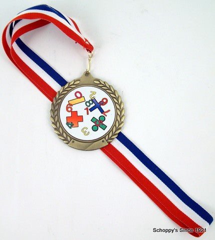 Math Logo Medal - Schoppy's Since 1921