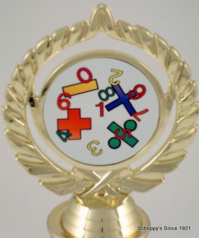 Math Logo Trophy - Schoppy's Since 1921