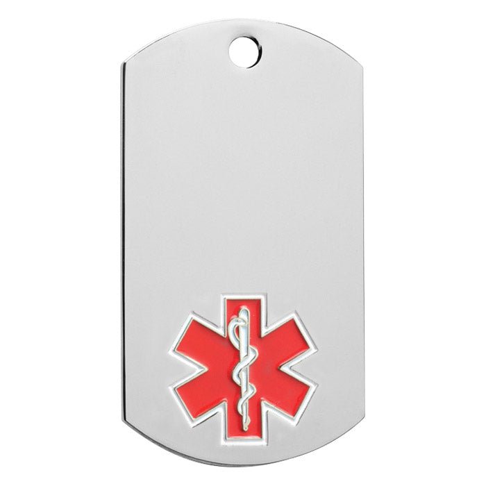 Medical Alert Dog Tag Necklace/Key Ring - Schoppy's Since 1921