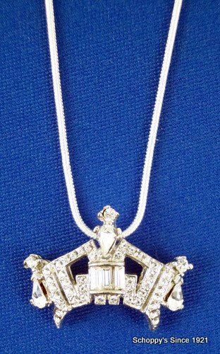 Medium Crown Charm Necklace - Schoppy's Since 1921