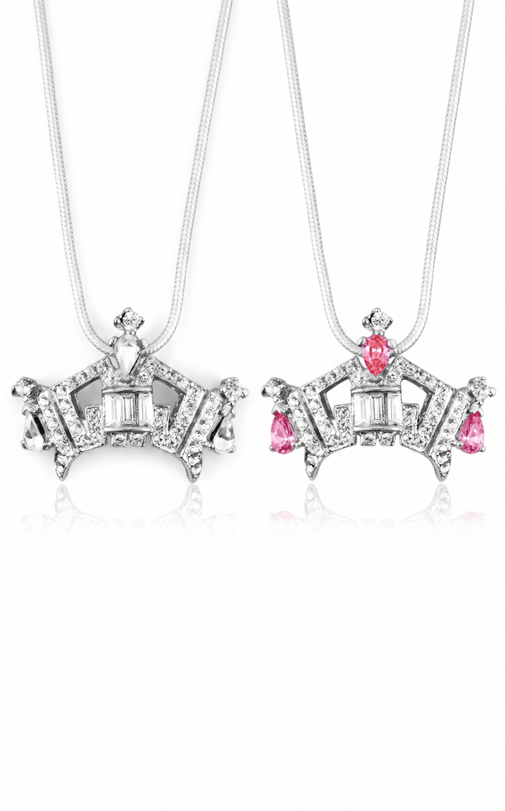 Medium Crown Charm Necklace - Schoppy&