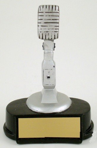 Microphone Vintage Resin Trophy - Schoppy's Since 1921