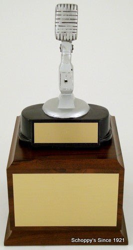 Microphone Vintage Resin Trophy - Schoppy's Since 1921