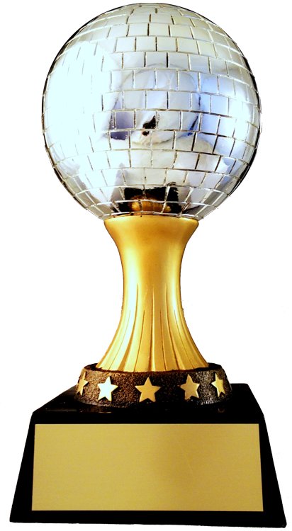 Mirror Ball Resin Trophy - Schoppy's Since 1921