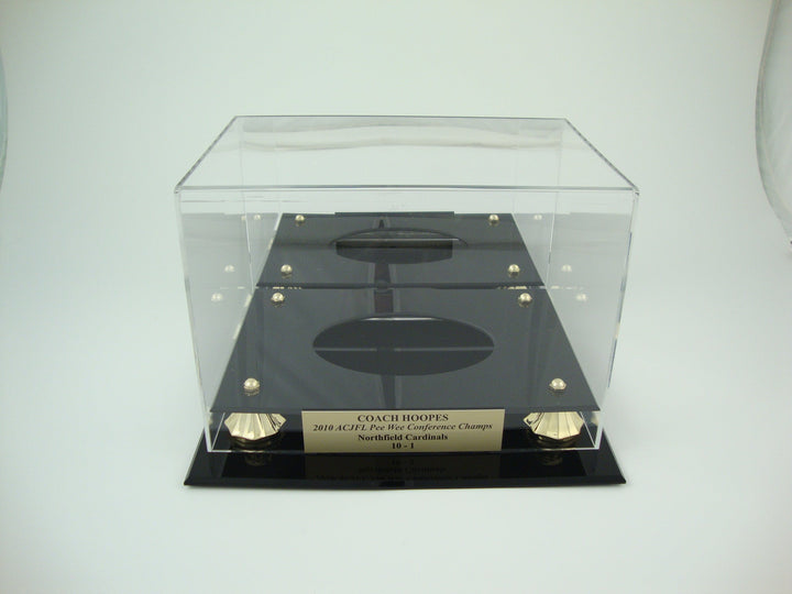 Mirrored Football Display Case-Display Case-Schoppy's Since 1921