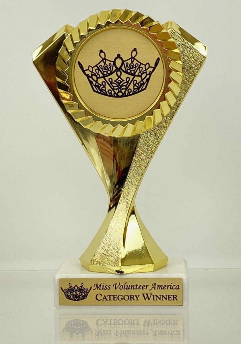 Miss Volunteer America's Diamond Victory Logo Trophy - Schoppy's Since 1921