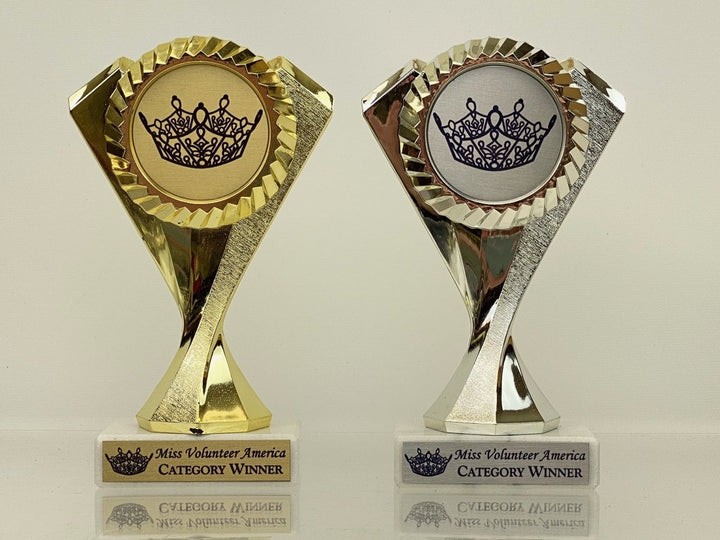 Miss Volunteer America's Diamond Victory Logo Trophy - Schoppy's Since 1921