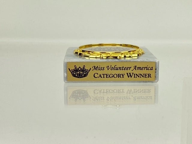 Miss Volunteer America's Logo Pageant Paperweight - Schoppy's Since 1921