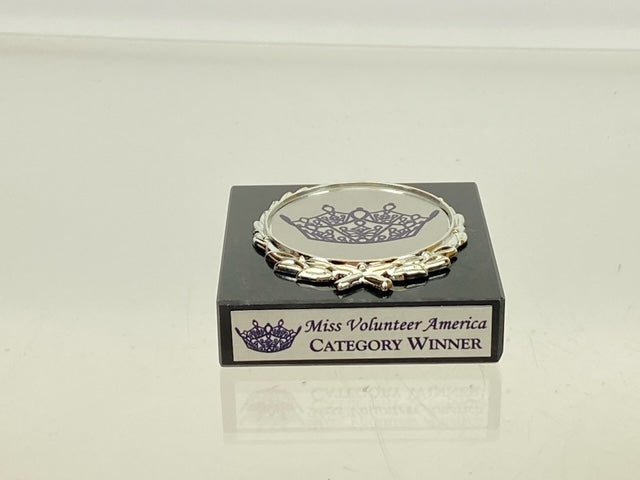 Miss Volunteer America's Logo Pageant Paperweight - Schoppy's Since 1921