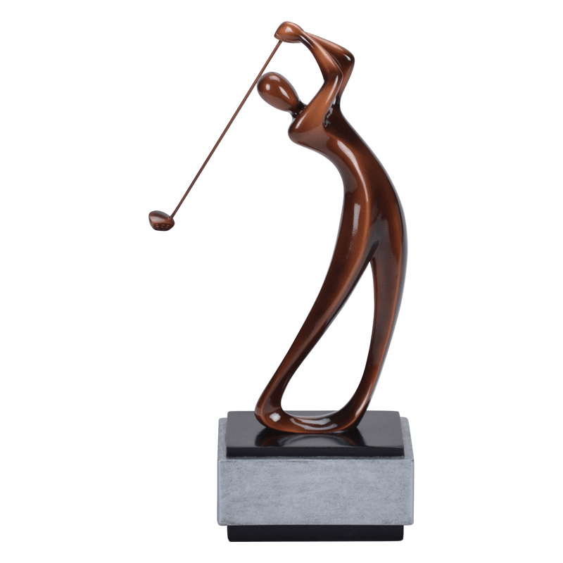 Modern Bronze Golf Resin Trophy - Medium - Schoppy's Since 1921
