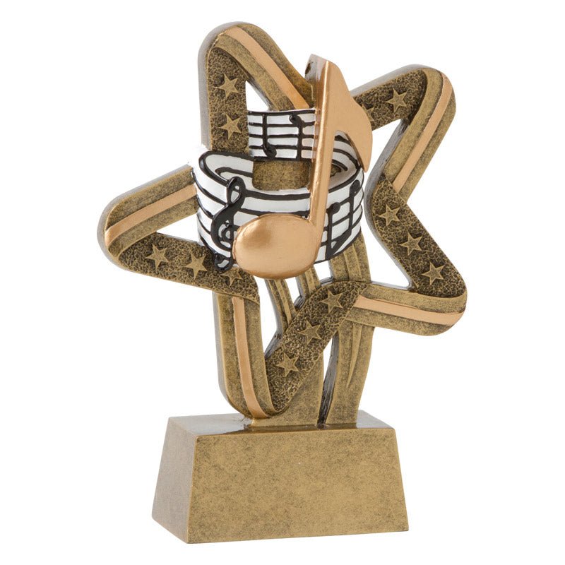 Music Stars And Stripes Resin Trophy - Schoppy's Since 1921