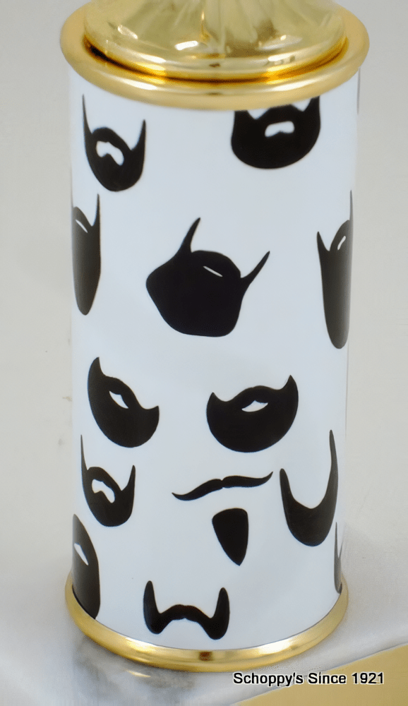 Mustache Grandmaster Custom Roll Column Trophy - Schoppy&