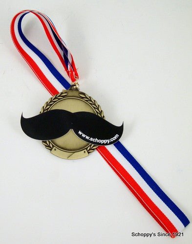 Mustache Medal - Schoppy's Since 1921