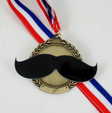 Mustache Medal - Schoppy's Since 1921