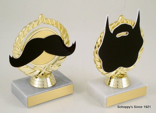 Mustache Trophy - Small-Trophies-Schoppy's Since 1921