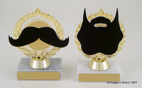 Mustache Trophy - Small-Trophies-Schoppy's Since 1921