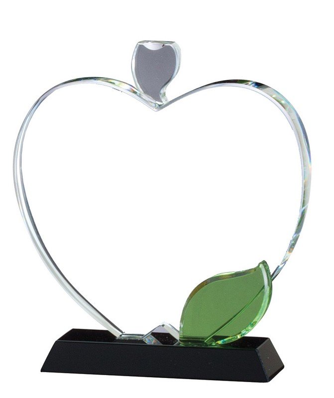 Optical Crystal Apple Award - Schoppy's Since 1921