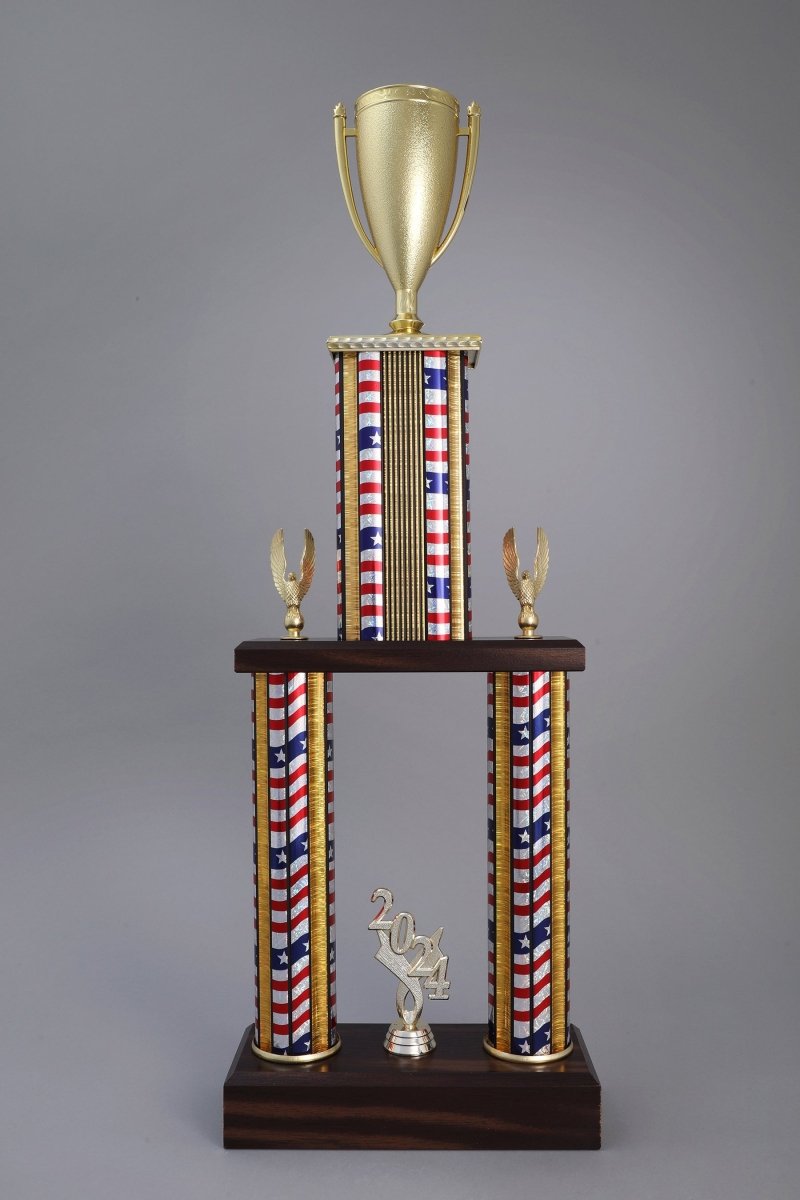 Our Biggest USA Double Column Cup Trophy - Schoppy's Since 1921