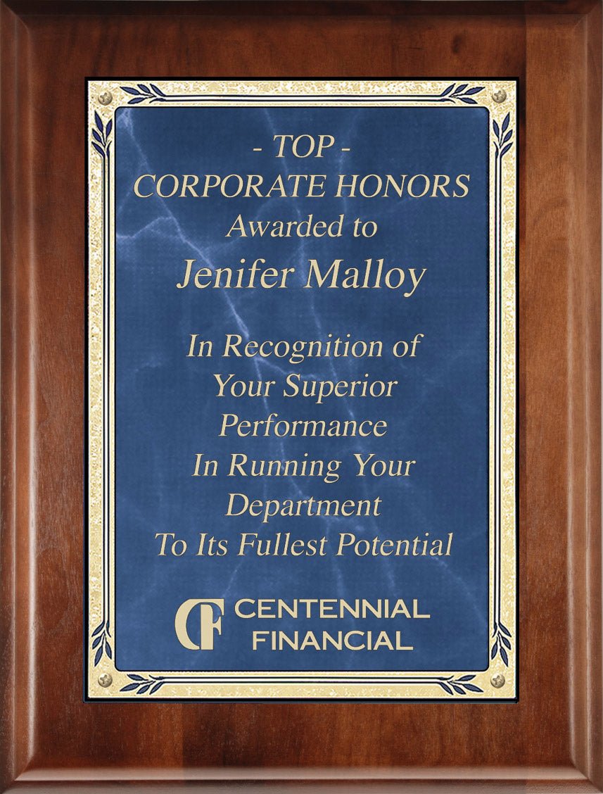 Ovation Walnut Plaque - Schoppy's Since 1921