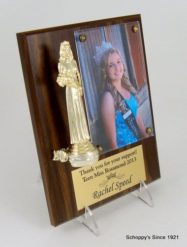 Pageant Beauty Queen Photo Plaque - Schoppy's Since 1921