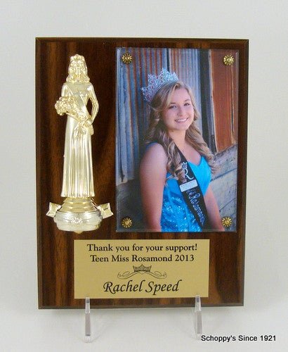 Pageant Beauty Queen Photo Plaque - Schoppy's Since 1921