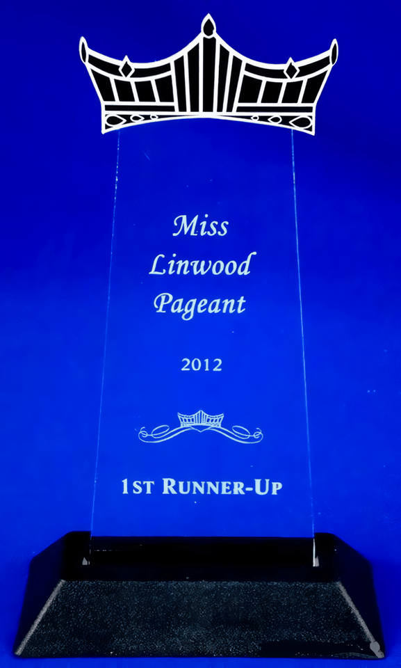 Pageant Clear Acrylic Trophy - Schoppy&
