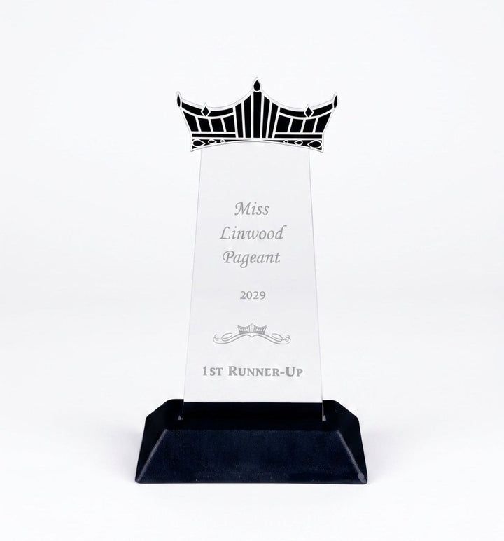 Pageant Clear Acrylic Trophy - Schoppy&