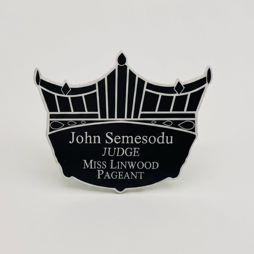 Pageant Crown Badge - Schoppy&