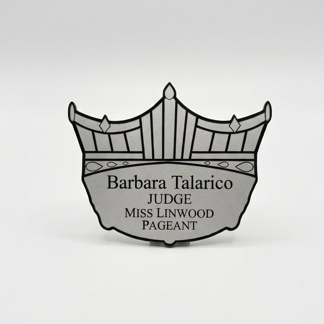 Pageant Crown Badge - Schoppy&