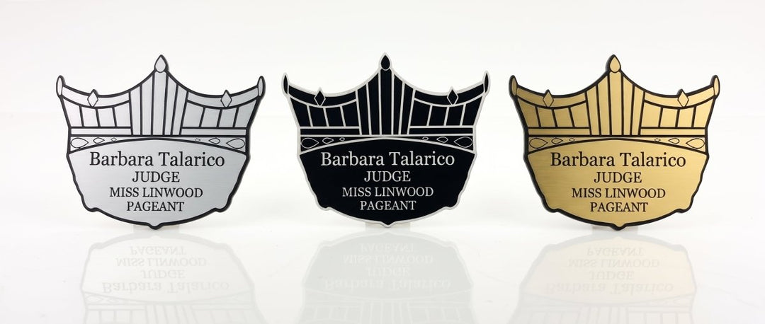 Pageant Crown Badge - Schoppy&