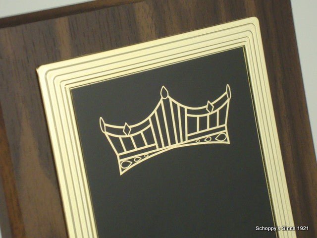 Pageant Crown Logo Frame Plaque - Schoppy's Since 1921