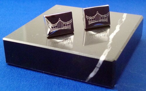 Pageant Crown Rectangular Cuff Links - Schoppy's Since 1921