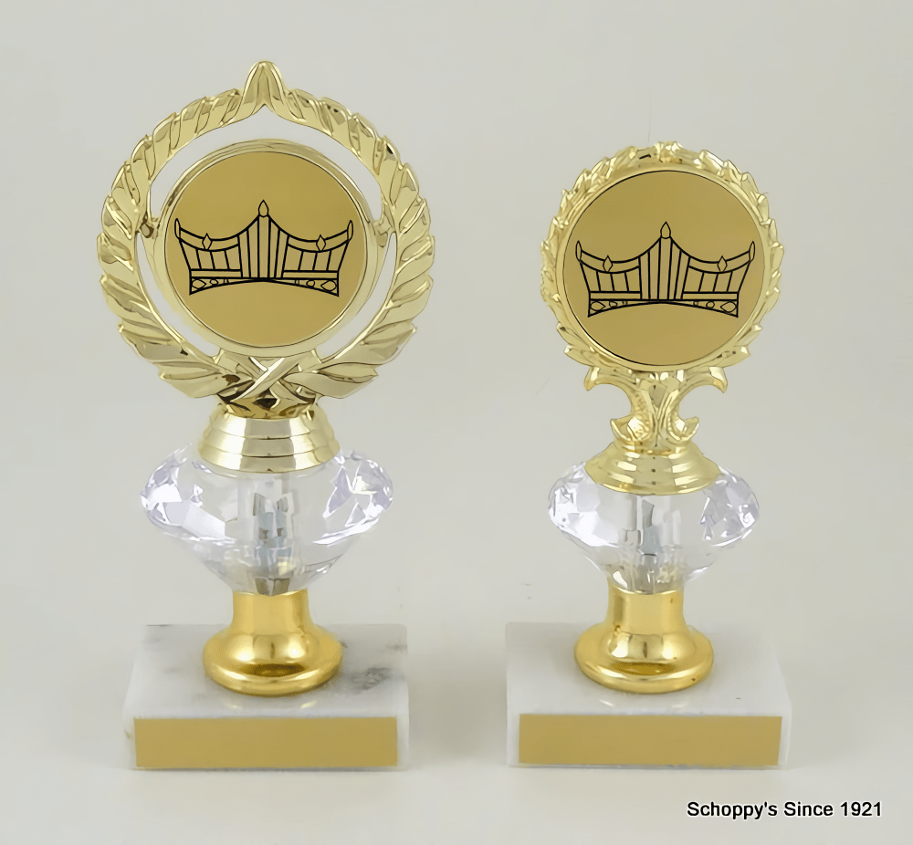 Pageant Logo Diamond Riser Trophy - Schoppy's Since 1921