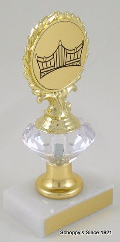 Pageant Logo Diamond Riser Trophy - Schoppy's Since 1921